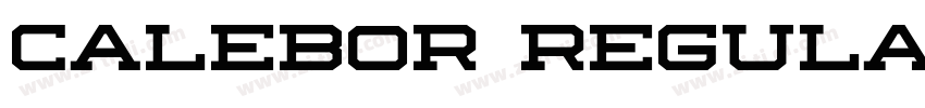 Calebor Regular字体转换 Calebor Regular字体转换
